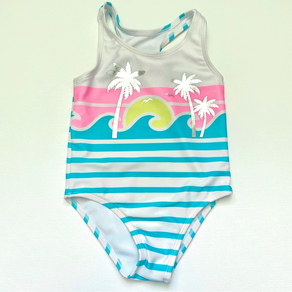 Gymboree Toddler Girl Island Sunset One-Piece Swimsuit